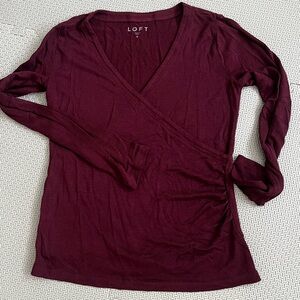 LOFT Side Ruching Top